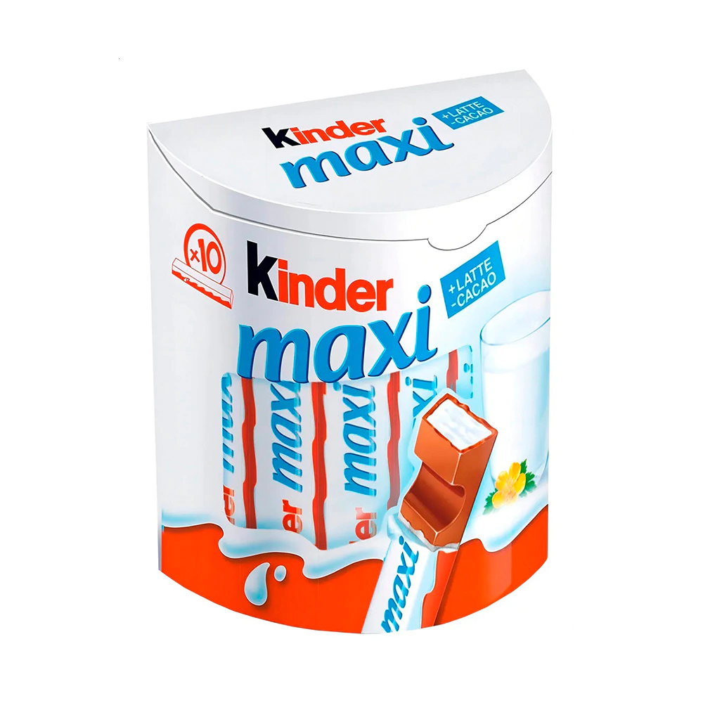 Chocolates Kinder Maxi por 10 unidades