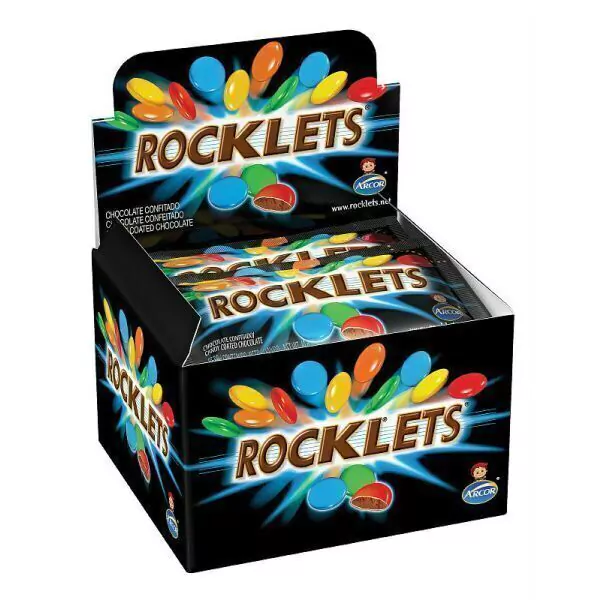 Chocolates Rocklets por 18 unidades de 40 gramos