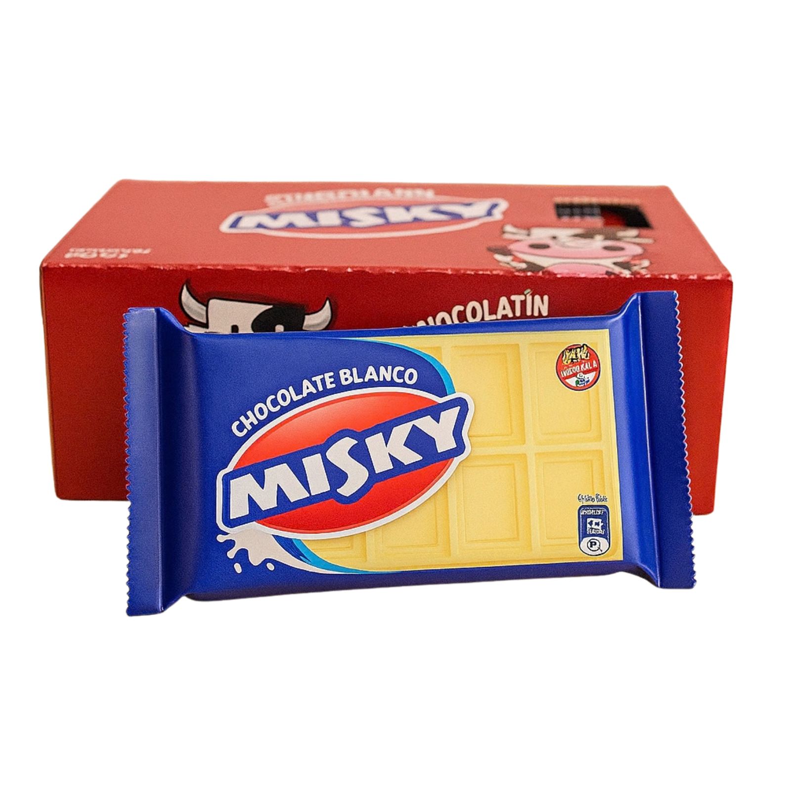 Chocolatines Misky con Leche por 20 unidades de 8 gramos