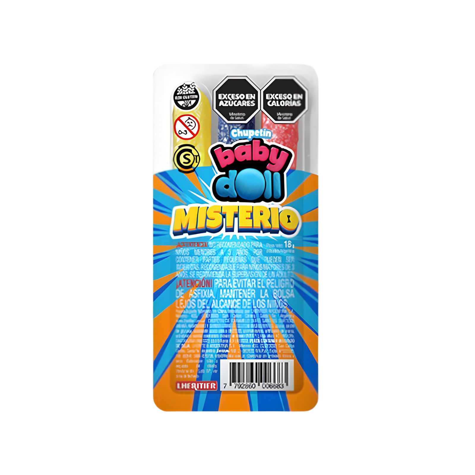 Chupetines Baby Doll Misterio por 3 unidades