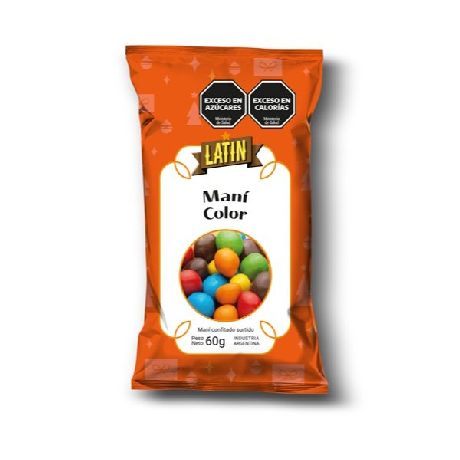 Confites Latin de Maní Color por 60 gramos