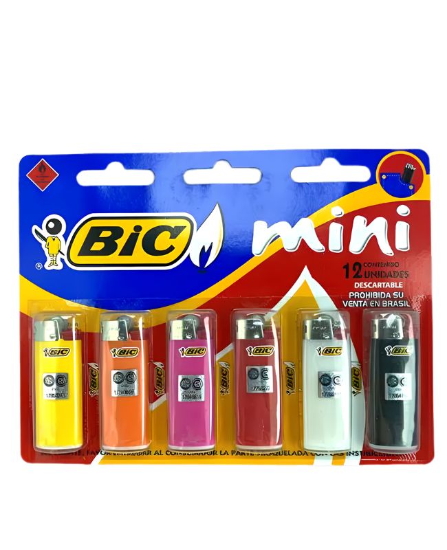 Encendedores Bic Mini CTL por 6 unidades