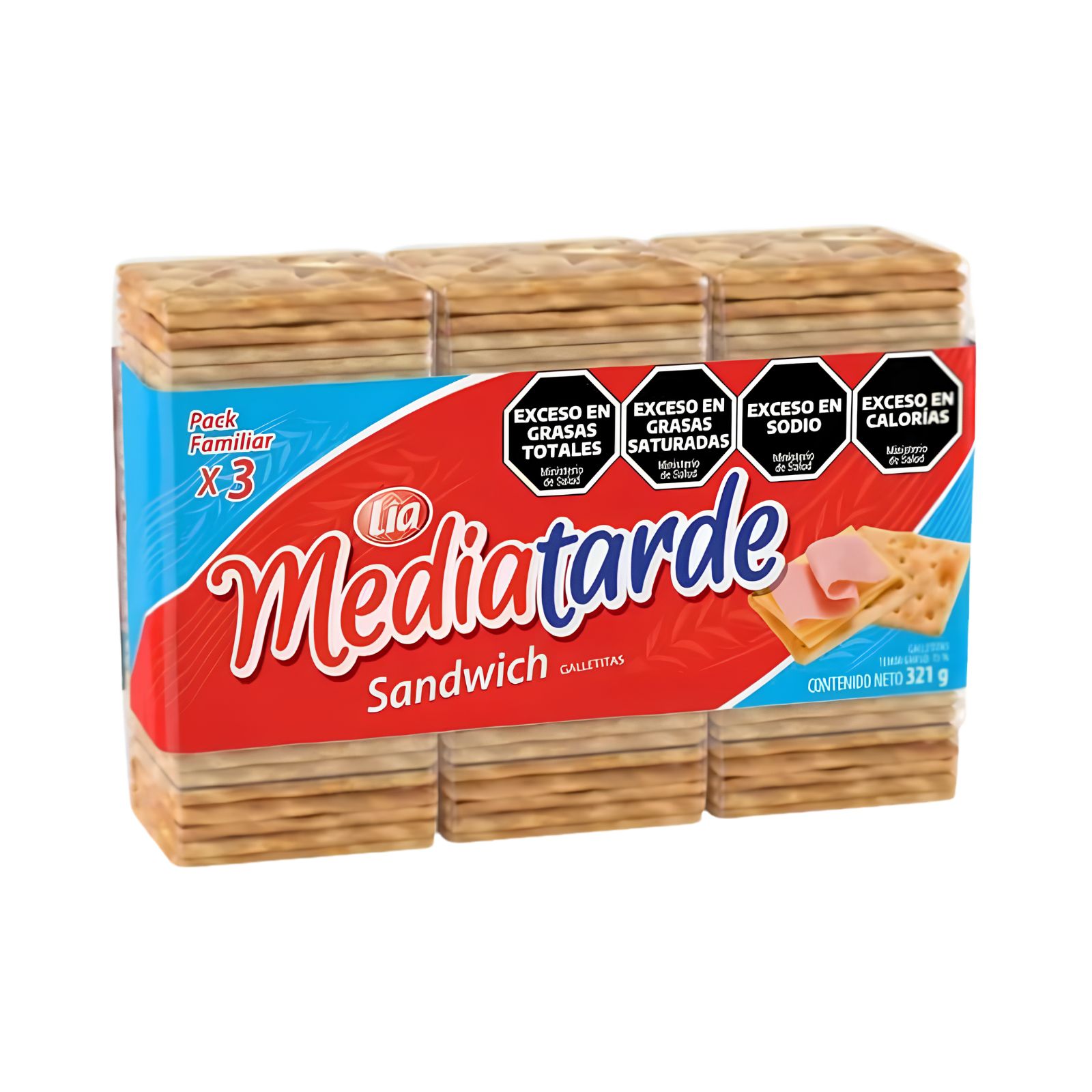 Galletas Media Tarde Sándwich por 3 unidades por 107 gramos