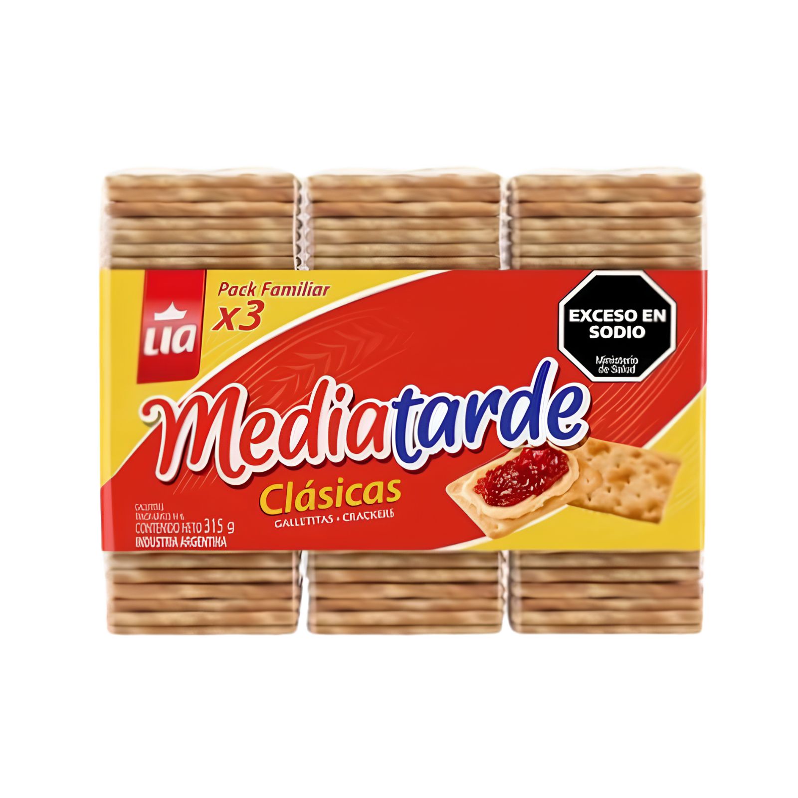 Galletas Mediatarde Triple por 3 unidades de 105 gramos