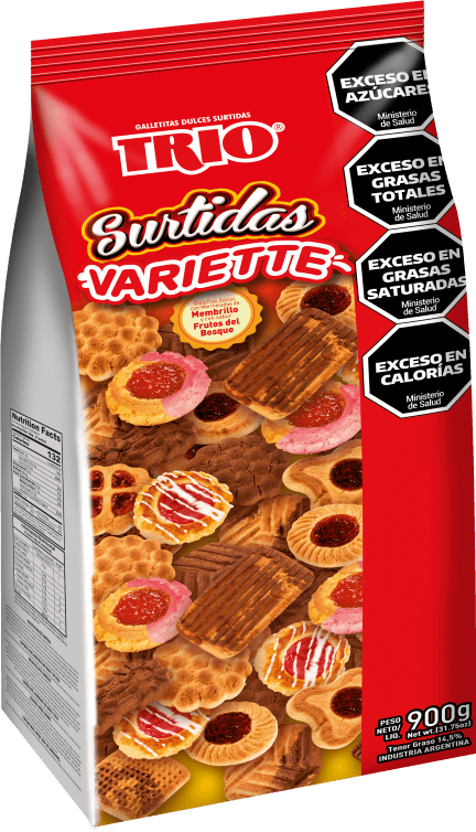 Galletas Trío Variette por 900 gramos