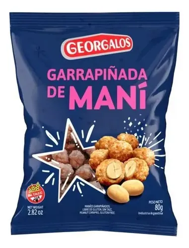 Garrapiñada Georgalos de Maní por 100 gramos