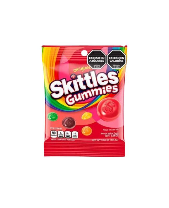 Gomas Skittles Gummies Original por 164 gramos