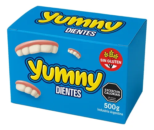 Gomitas Yummy Dientes por 10 unidades de 50 gramos