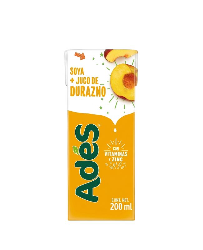 Jugo Ades Durazno por 200 mililitros