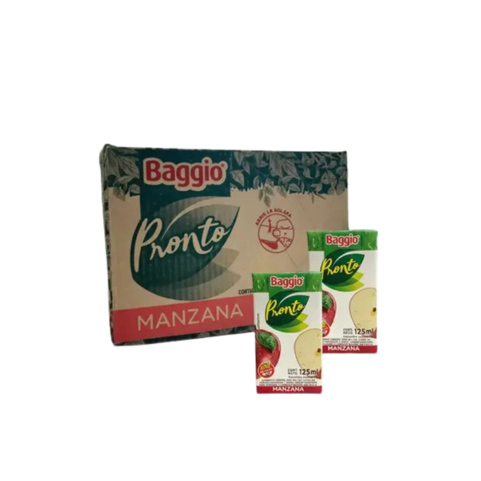 Jugos Baggio Junior Manzana por 18 unidades de 125 mililitros