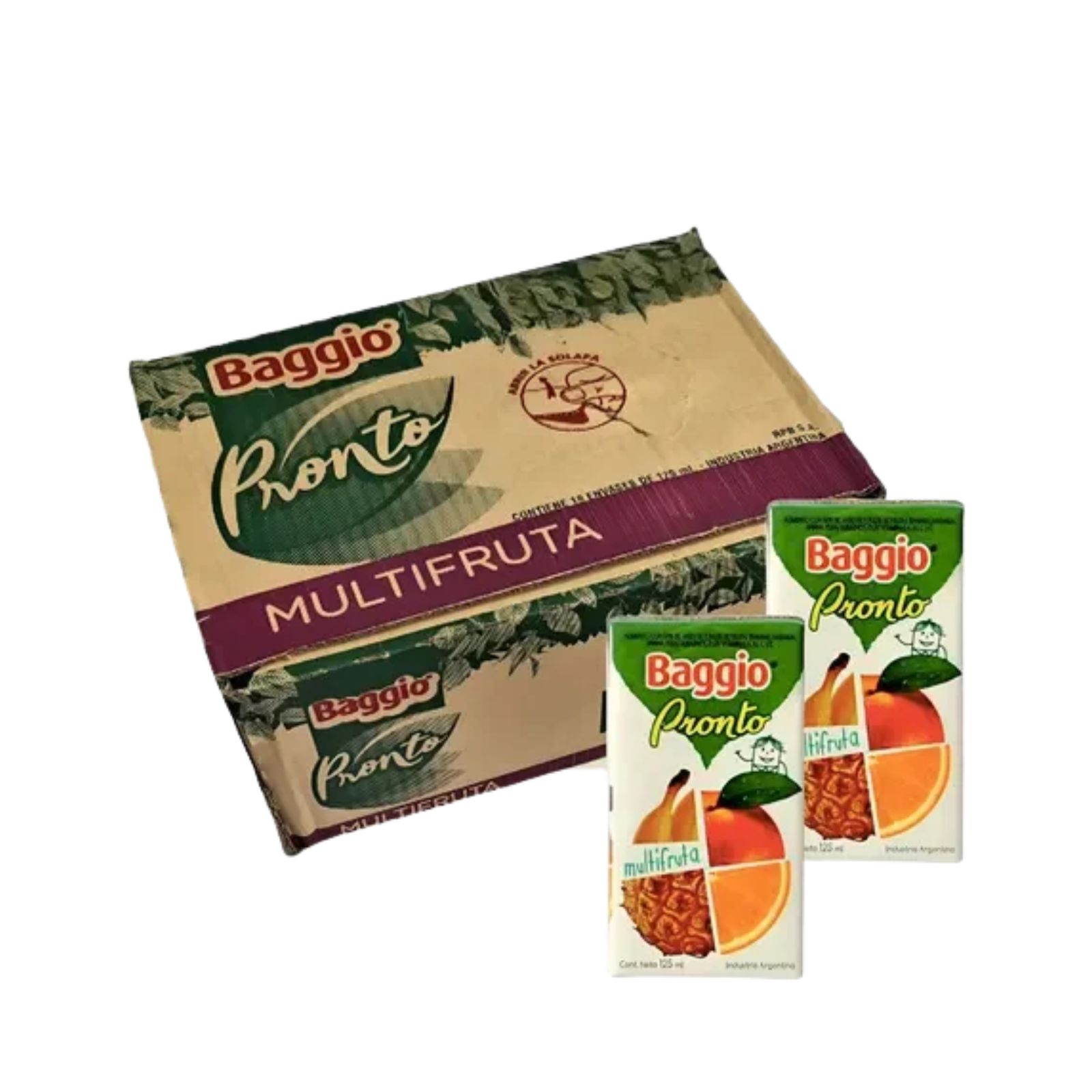 Jugos Baggio Junior Multifruta por 18 unidades de 125 mililitros