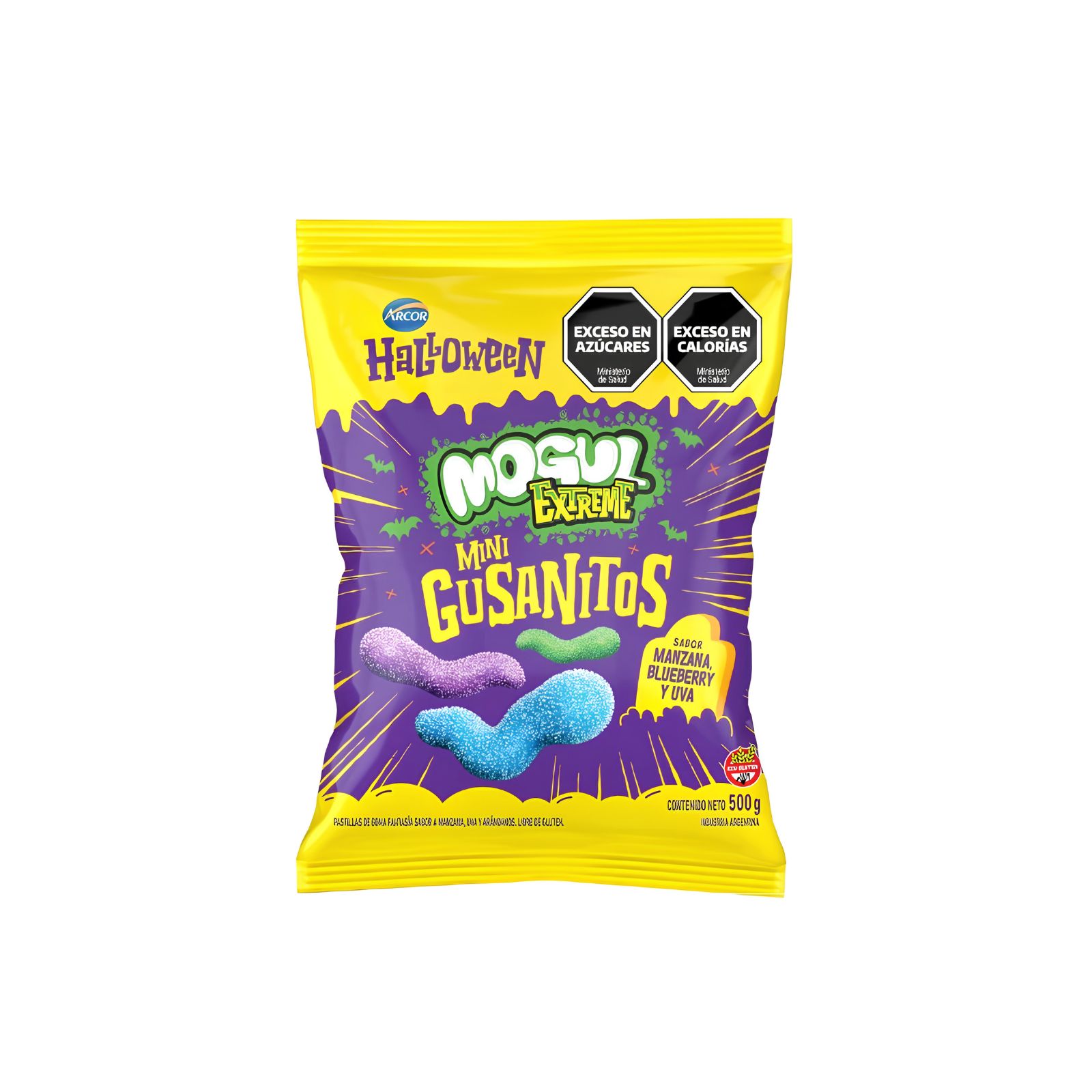 Gomitas Mogul Extreme Mini Gusanitos Halloween por 50 gramos