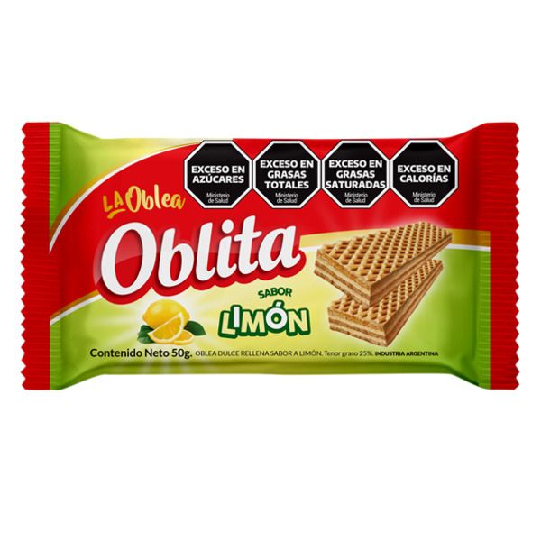 Oblea Oblita Limón por 50 gramos
