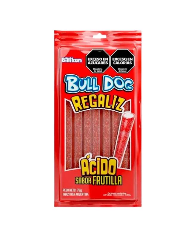 Regaliz Bulldog Tutti por 75 Gramos