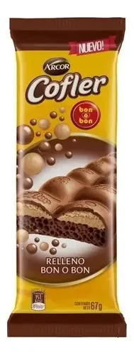 Tableta Bon o Bon Aireada por 67 gramos