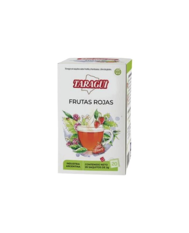 Té Taragüi Placeres Frutos Rojos por 20 saquitos