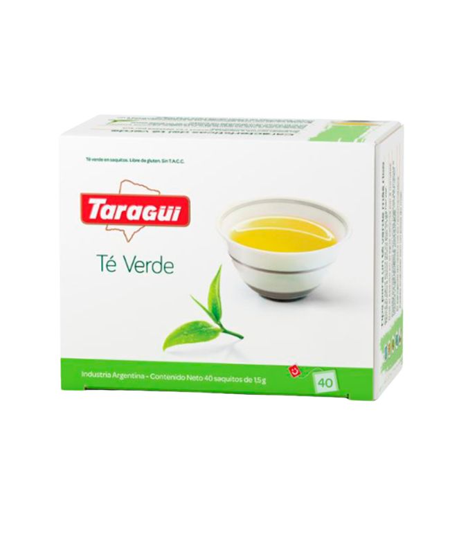 Té Verde Taragüi por 40 saquitos