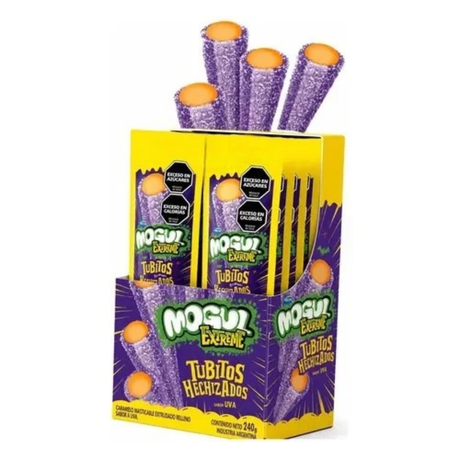 Gomitas Mogul Extreme Hechizados Halloween en Tubo por 16 unidades de 15 gramos
