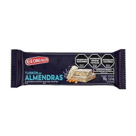 Turrón Georgalos Almendras Soft por 90 gramos