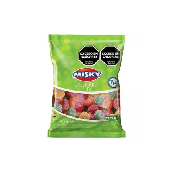 Gomitas Misky Jelly Roll por 1 kg.