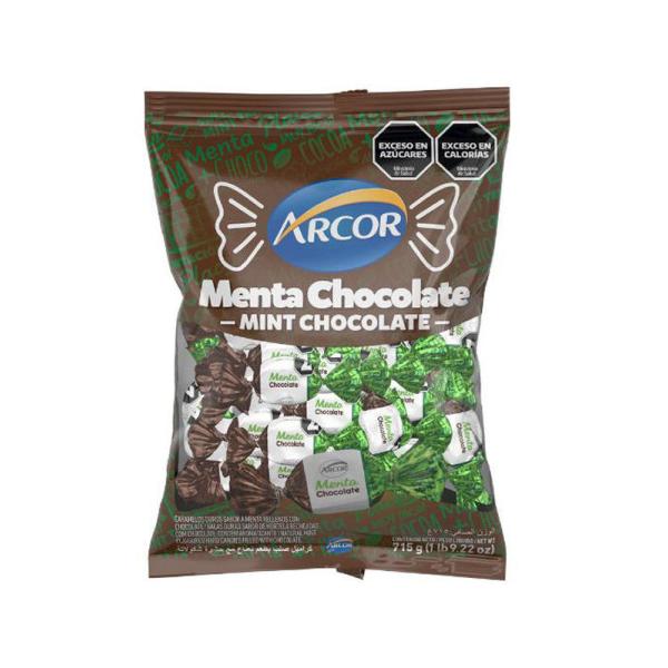 Caramelos Arcor Menta Chocolate por 715 grs.