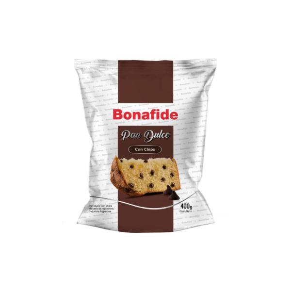 Pan Dulce Bonafide con Chips de Chocolate por 400 grs.