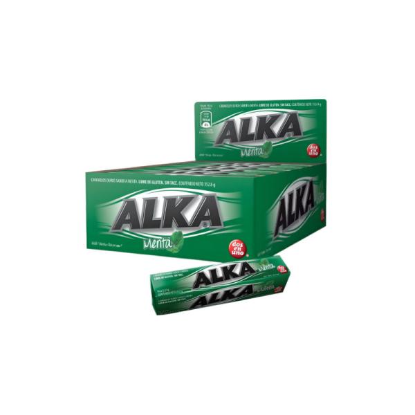 Caramelos Duros Alka Menta por 12 unid. por 29.5 grs.