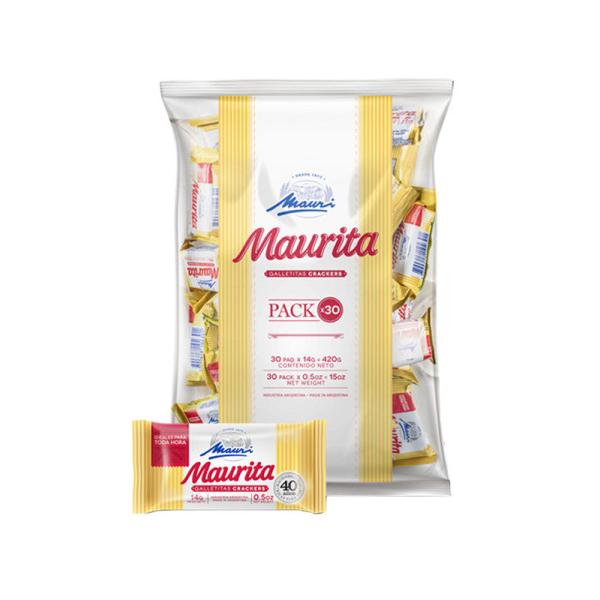 Galletas Maurita Crackers Pack por 30 unid. por 14 grs.