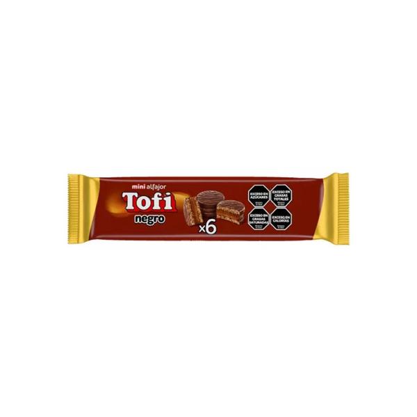 Alfajor Tofi Negro Mini Pack por 6 unid. por 24 grs.