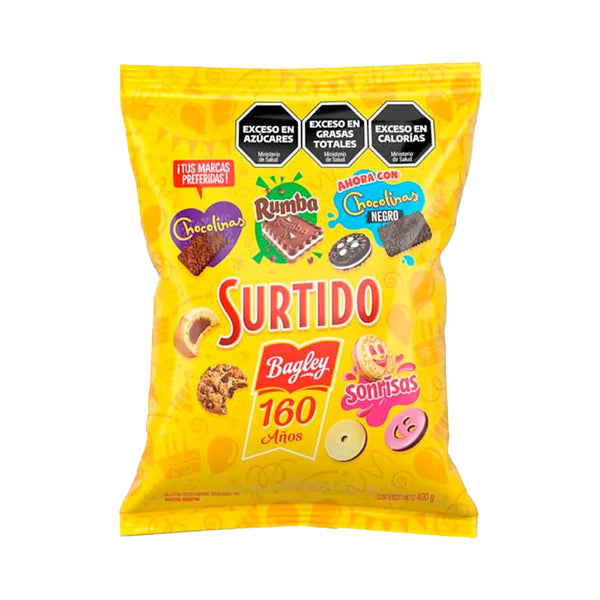 Galletas Surtido Bagley por 400 gramos