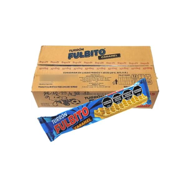 Turrón Fulbito Caramel por 50 unid. por 25 grs.