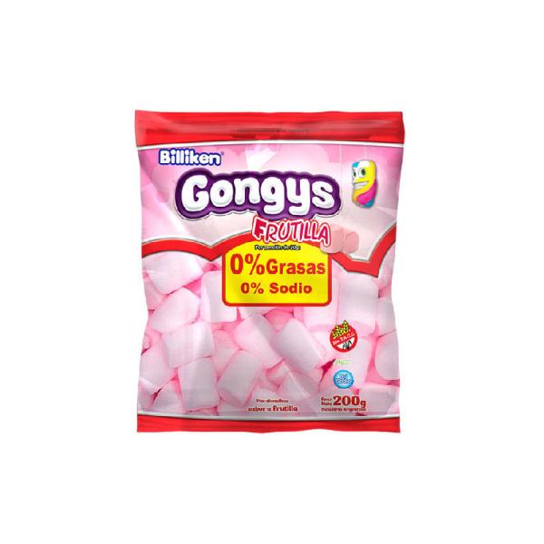 Malvaviscos Gomas Gongys Frutilla por 200 grs.