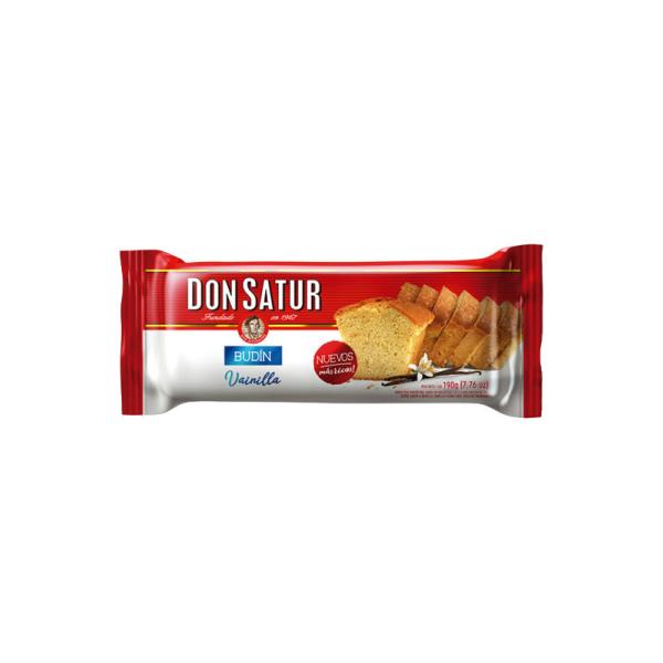 Budín Don Satur Vainilla por 190 grs.