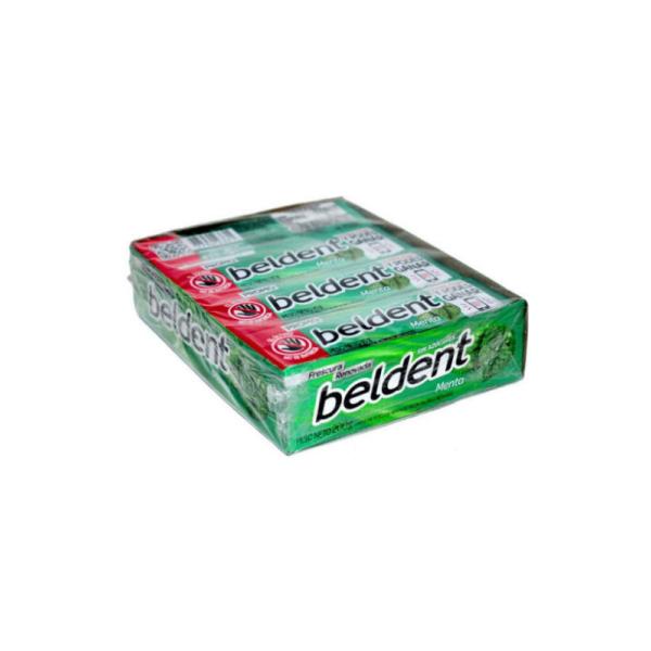Chicles Beldent Regular Menta por 20 unid. por 10 grs.