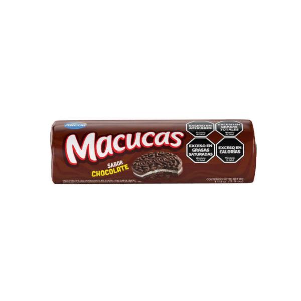Galletas Macucas Sabor Chocolate por 110 grs.