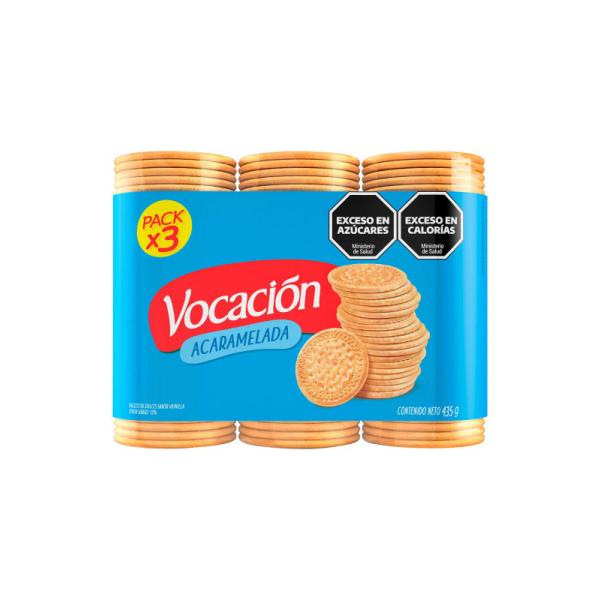 Galletas Vocación Acaramelada por 435 grs.