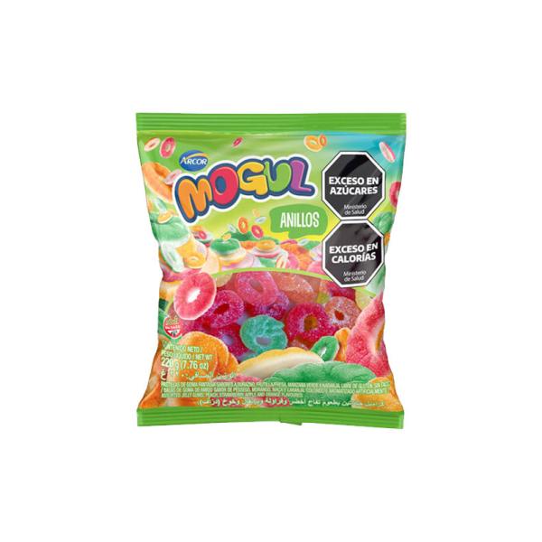 Gomitas Mogul Anillos por 220 grs.