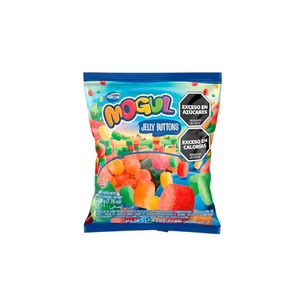 Gomitas Mogul Jelly Buttons por 220 grs.