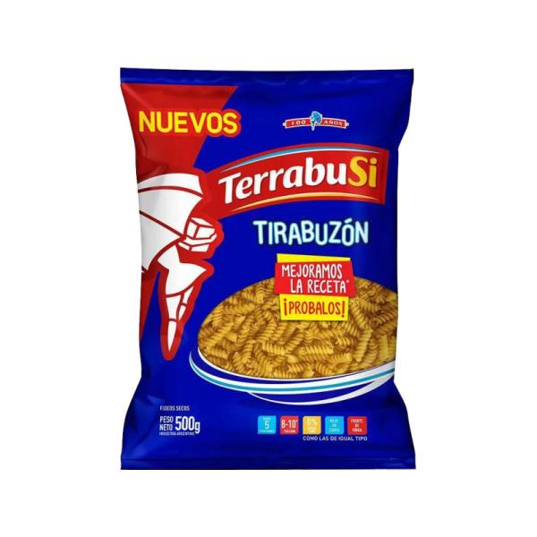 Fideos Terrabusi Tirabuzón por 500 grs.