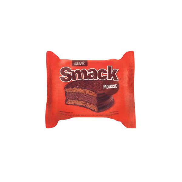 Alfajor Smack Relleno con Mousse de Chocolate y Maní por 50 grs.