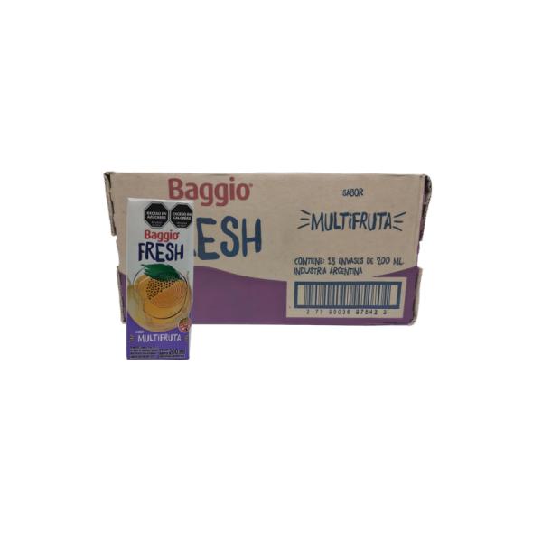 Jugos Baggio Fresh Multifruta 18 unid. por 200 ml.