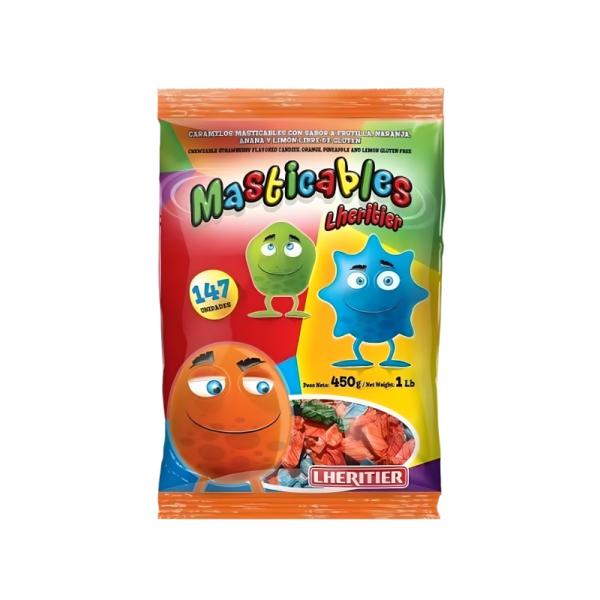 Caramelos Lheritier BLS Masticables por 450 grs.