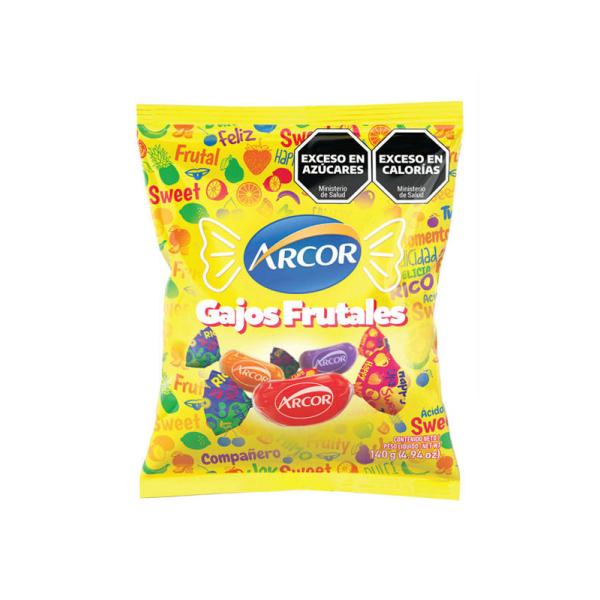 Caramelos Arcor Gajitos por 140 grs.