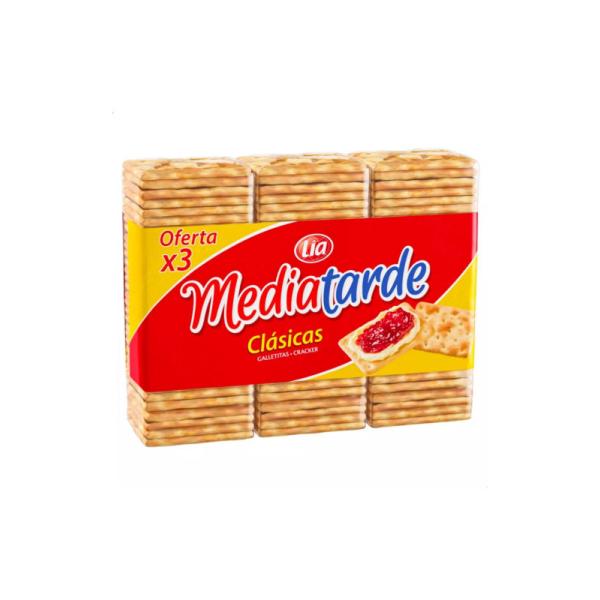 Galletitas Crackers Mediatarde Clásicas Tripack por 3 unid. por 105 grs.