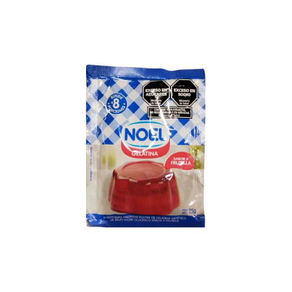 Gelatina Noel Frutilla por 25 grs.