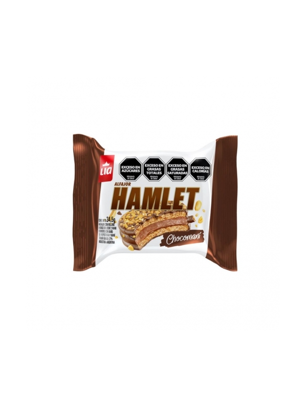 Alfajor Hamlet Mousse de Maní por 34 gramos