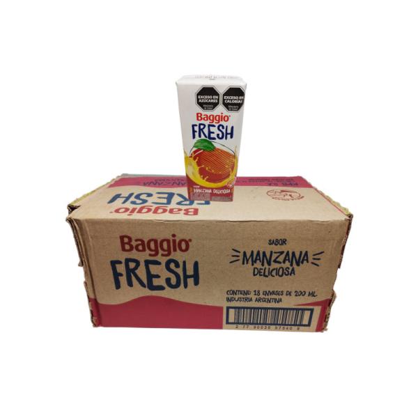 Jugos Baggio Fresh Manzana Deliciosa 18 unid. por 200 cc.