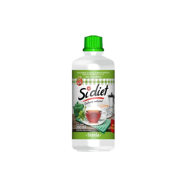 Edulcorante Si Diet Stevia por 200 ml.