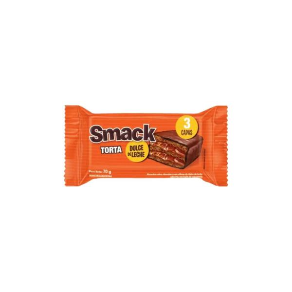Torta Smack Doble Relleno Dulce de Leche por 70 grs.