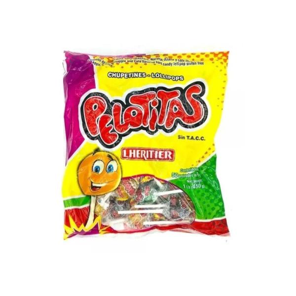 Chupetín Pelotitas Lheritier por 50 unid. por 450 grs.